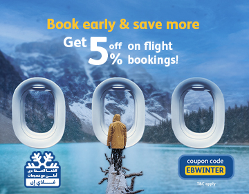 Winter offer Book early & save more