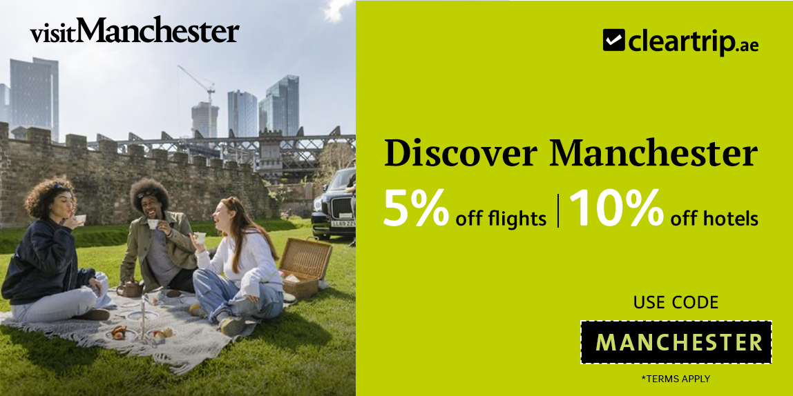 VISIT MANCHESTER – WITH OUR SPECIAL OFFER!