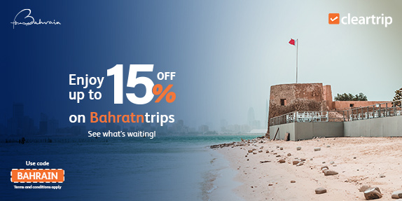 Travel to Bahrain with exclusive discounts up to 15% OFF