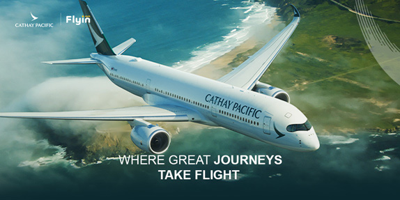 Travel the world with Cathay Pacific and enjoy a seamless flying experience