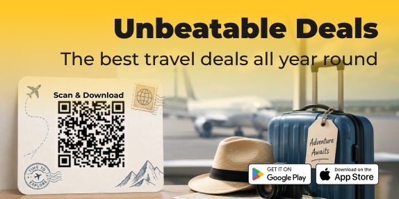 Download the app and save up to AED 100