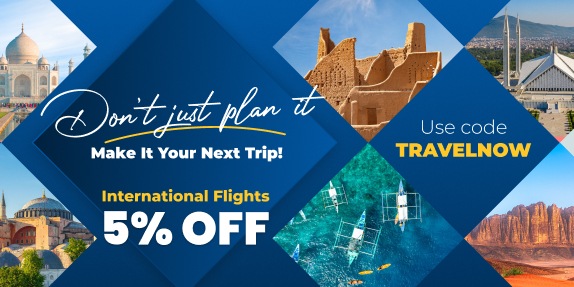 Discounts of up to SAR 100 on your international flights!