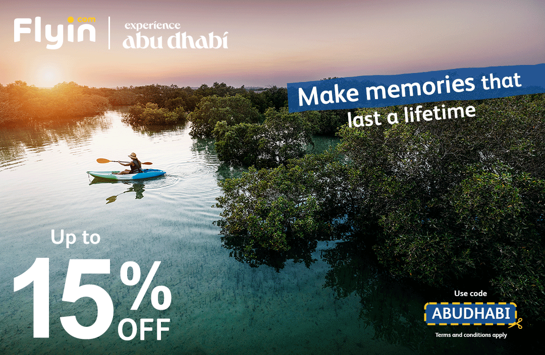 Save up to 15% on trips to Abu Dhabi