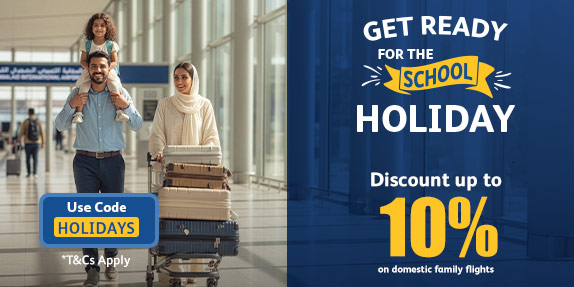 Get up to SAR 10% off for the school holidays 